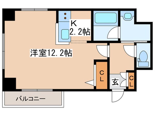 中鉱ビルの物件間取画像